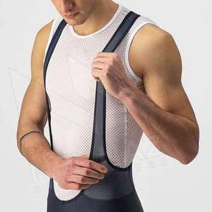 Cuissard à bretelles d'équipe de vélo de marque privée personnalisé de dernier style pour hommes cuissardes de route de cyclisme rembourrées prix de gros bavoirs à vendre - Product Image 4