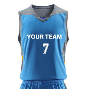 Uniformes de Baloncesto de Último Diseño, Hechos de Poliéster, de Alta Calidad y Precio Económico, Uniformes de Baloncesto para Jóvenes - Product Image 4