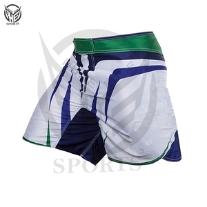 MOQ bajo, crea tu propio diseño, pantalones cortos de MMA personalizados de alta calidad, ropa de combate MMA para hombre. - Product Image 3