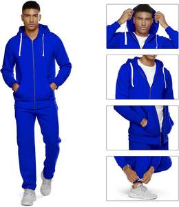 Sudadera con capucha transpirable Eco-Friendly Impreso Patrón sólido Invierno Peso pesado SWEATSUIT Técnica de diamantes de imitación Ligero - Product Image 4