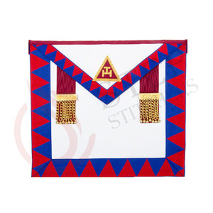 New Craft Masonic <b>Master</b> Masons Lambskin Leather Apron with Pocket Regalia - Product Image 6