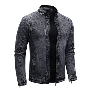Chaqueta vaquera personalizada para hombre, color sólido, chaqueta vaquera bordada de alta calidad para hombre - Product Image 5