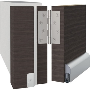 Single-Sided Door <b>Seal</b> L-15 FS C-0 1055Mm X 17.2Mm Silver Anodized Aluminum for Wood Metal Plastic Doors Left/Right by ATH - Product Image 1