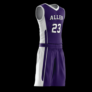 Uniformes de basket-ball respirants personnalisables professionnels maillots d'entraînement d'équipe réversibles avec conception de sublimation - Product Image 2