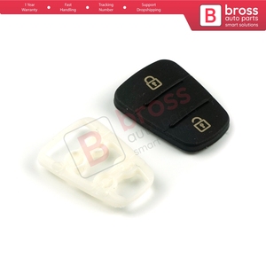Funda de goma BDP1124 con 2 botones para llave remota de coche tipo flip - Product Image 4
