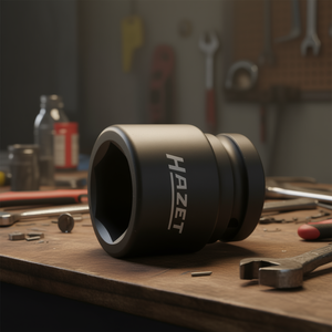 Hazet 6-Point Square <b>Impact</b> <b>Socket</b> 1'' Short - Product Image 3