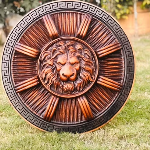 Bouclier Viking Bouclier médiéval Bouclier de décor en bois. - Product Image 6