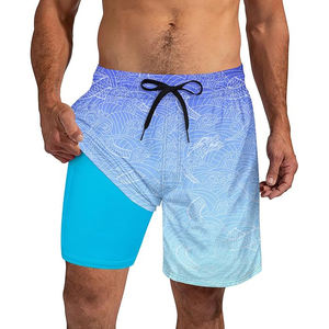 Short de course pour hommes avec logo personnalisé Sports décontractés Street Wear avec logo en position avant Short de course à motif solide avec logo sur le devant - Product Image 6