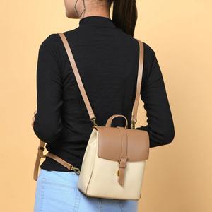 Mini Bolso de Mano Convertible de Cuero para Mujer, Resistente al Agua, de Lujo, Bonito, para Viajes, Color Beige, Marrón, Bolso de Moda - Product Image 2