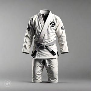 Usine en gros Logo personnalisé BJJ Gi Kimono compétition d'entraînement Jiu Jitsu uniforme 100% coton adultes - Product Image 5