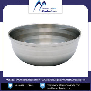 Tazón de Afeitar de Lujo Madhav Metal de Alta Calidad, Logotipo Personalizado, Tamaño Personalizado, Acero Inoxidable Pulido, Aleaciones de Cobre, Modelo SSB-21 - Product Image 2