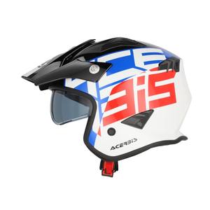 หมวกกันน็อค Acerbis รุ่น Jet Aria Graphic สีขาว แดง น้ำเงิน รหัสสินค้า 0026602.034-S รหัส EAN 13 8052796954069 ขนาด S-XL - Product Image 2