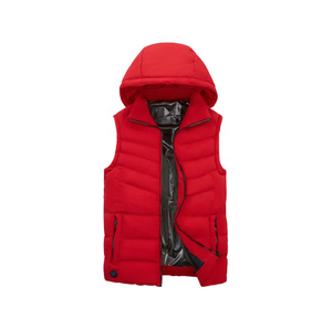 Chaleco acolchado Reversible a prueba de viento de primera calidad Unisex diseño personalizado Color súper suave 100% poliéster lona estilo Casual - Product Image 1