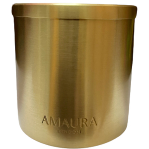 Vente en gros en laiton brossé personnalisé pot à bougie vide en métal de luxe pour la décoration intérieure cire de soja parfumée récipient à bougie unique - Product Image 2