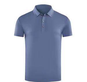 Golf à manches courtes et col épais imprimé personnalisé pour 100% tissu tricoté en coton respirant séchage rapide grande taille différente - Product Image 1