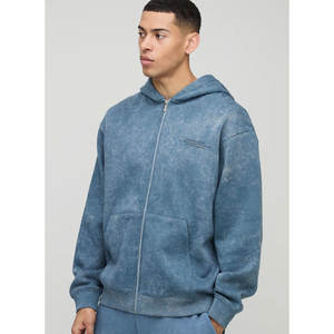 2025 unisex oversized 100 percent cotton <b>hoodie</b> with custom sublimation logo drop shoulder sweatshirt plus size mens wear - Product Image 6