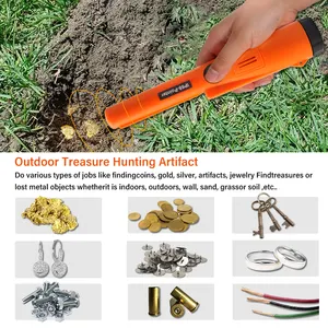 High Sensitivite Waterproof Gold Detector For Artifact Metal Jewelry Findtreasure Silver Detector With 360 Scanning IP68