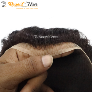 วิกผมชาวอินเดียเรมี่ลูกไม้แบบผูกด้วยมือสไตล์คลื่นน้ำธรรมชาติ - Product Image 2