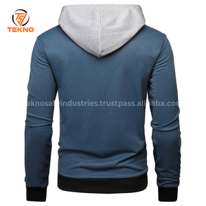 เสื้อสเวตเตอร์คอตตอนคอกลมของผู้ชายเสื้อมีฮู้ดโอเวอร์ไซส์พร้อมเสื้อสเวตเตอร์ระบายอากาศสำหรับฤดูหนาวบริการ OEM 100% ขายส่ง - Product Image 2