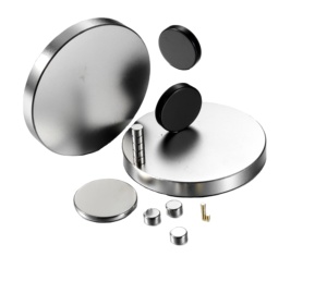 Material magnético NdFeB imán de neodimio magnit de bajo precio NICUNI ZN AU EPOXY etc. discos con varios tamaños y recubrimientos - Product Image 1