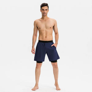 Short de planche respirant en tissu doux écologique pour hommes entraînement avec cordon de serrage taille moyenne séchage rapide imperméable personnalisé - Product Image 5