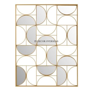 Ensemble de 3 feuilles en métal plaqué or de qualité supérieure Designer Look magnifique fournitures de décoration murale Art mural Accents de décoration pour la maison - Product Image 2