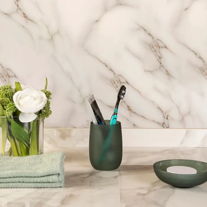 Porte-brosse à dents artisanal unique pour un décor de bain intemporel Porte-brosse à dents artisanal pour une organisation élégante de l'évier - Product Image 2