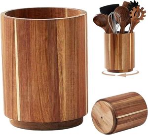 ที่วางช้อนไม้ราคาประหยัดสำหรับการทำอาหารประจำวัน ช่วยให้เครื่องครัวไม่ติดบนเคาน์เตอร์และสะอาด ที่วางช้อนไม้แบบดั้งเดิม - Product Image 2