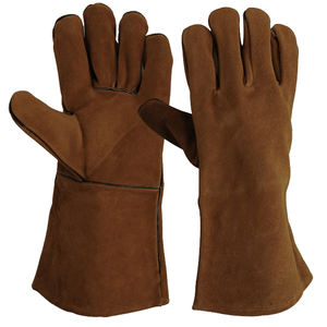 Top Pakistán Proveedor Precio Barato Mano Protección Seguridad Cuero Guantes De Soldadura Para Hombres Uso - Product Image 1