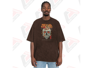 Élégant hommes lavage à l'acide t-shirt doux à la mode confortable - Product Image 6