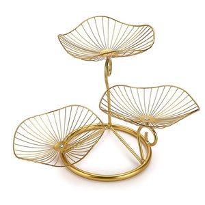 Panier de rangement de luxe pour légumes et fruits Taille personnalisée Style unique pour les restaurants hôtels Panier de fruits décoratif de table - Product Image 1