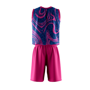 Uniforme de volley-ball de couleur personnalisée de haute qualité Matériau de qualité supérieure Conception imprimée Bon prix pour Style d'ensemble populaire - Product Image 5