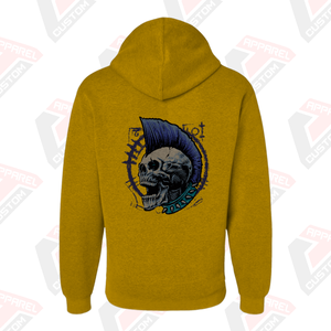 เสื้อฮู้ดโอเวอร์ไซส์สำหรับผู้ชายปักโลโก้คุณภาพสูงลาย360gsm ถักมีกระเป๋าแบบปรับแต่งได้พิมพ์ดิจิตอล - Product Image 2