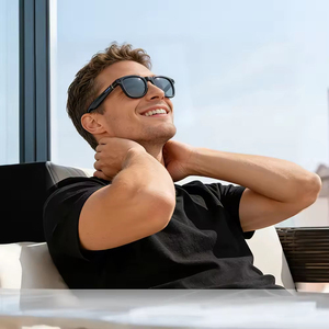 Lunettes intelligentes avec assistant IA, double caméra 1080P, commande tactile, charge magnétique, étanches IPX4, utilisation en extérieur - Product Image 3