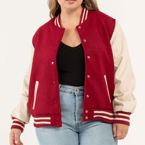 Chaqueta Universitaria Personalizada para Mujer, Estilo Universitario con Letras, Chaqueta de Moda Urbana, Suministro al por Mayor - Product Image 2
