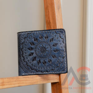 Nouvelle tendance hommes Style Boho Western Vintage Tan cuir portefeuille longue fermeture éclair usiné à la main porte-monnaie Offre Spéciale cadeau - Product Image 3