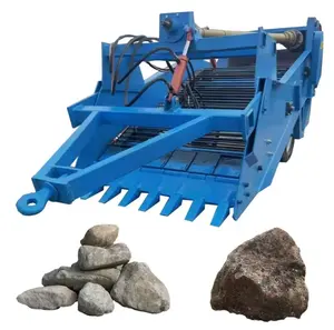 Field management stone picking machine stone cleaning machine tractor-tracted farmland stone picking machine