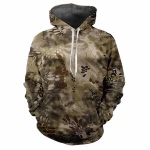 Jersey de lana de camuflaje grande de otoño e invierno para hombre, sudadera deportiva holgada y relajada con cordón, nuevo suéter de estilo deportivo - Product Image 4