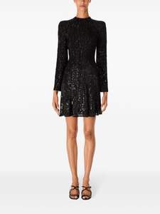 Nuevos vestidos de verano Mujeres Elegante Sexy Girls Mini Vestido corto mangas completas para las fiestas casuales y los eventos - Product Image 2