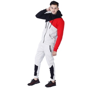 Vente en gros de survêtements pour hommes 100% coton de haute qualité ensemble de vêtements de sport grande taille - Product Image 2