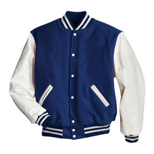 Chaquetas de béisbol con logotipo personalizado y bordado de lana 100% de nuevo diseño con chaquetas con letras de algodón de colores personalizadas para mayor comodidad - Product Image 1