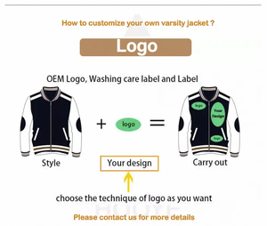 แจ็กเก็ตเบสบอลสำหรับโรงเรียนมัธยมปลายแบบกำหนดเองสำหรับทุกเพศแจ็คเก็ตแบบนุ่มใส่ได้ทุกสภาพอากาศลายพรางเคลือบเป็นชั้นๆ - Product Image 6