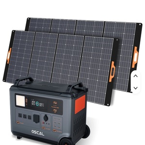 New Portable Power Station 6000W with 2x400W Solar Panel 3600Wh LiFeP04 Solar <b>Generator</b> for Home Use Outdoor <b>Camping</b> - Product Image 1