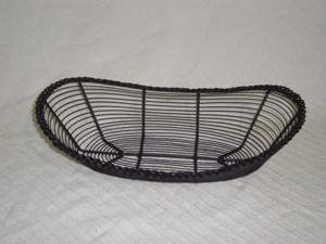 Modern Design Wire Metal Fruit Organizer <b>Basket</b> Set <b>with</b> <b>Handle</b> for Fruit and Vegetable Storage - Product Image 2