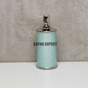 Hermoso patrón de verificación blanco negro Acero inoxidable de lujo 304 Forma de rectángulo Dispensador de bomba fácil de limpiar para uso en el baño - Product Image 3