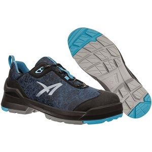 Zapatos de Seguridad ALBATROS TaraVal Blue S3L de Corte Bajo, Talla 42 W.42, Negro-Azul - Product Image 1