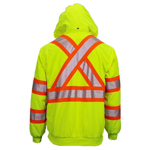 Sudadera de Seguridad con Alta Reflectividad, Sudadera de Forro Polar de Seguridad, Chaqueta Aislante para Hombre, Sudadera Impermeable de Invierno para Hombre - Product Image 5