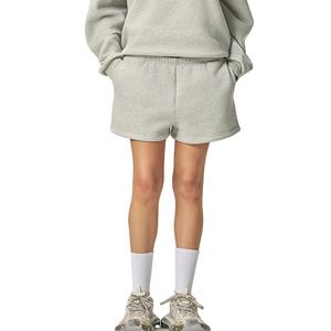 Nouveaux pantalons amples en molleton de coton épais pour femmes, shorts décontractés pour la plage en été. - Product Image 6