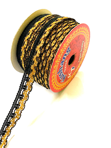 ชุดเดรสปักเลื่อมและพลอยเทียมสีดำเมทัลลิกประดับลูกไม้ถักสำหรับงานคาร์นิวัลและลาติน - Product Image 3