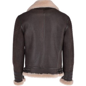 Chaqueta de Invierno de Piel de Oveja Genuina de Primera Calidad para Hombre y Mujer, Transpirable, Ecológica, Estilo Urbano, Cierre de Cremallera, Duradera - Product Image 4